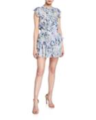 Alona Floral-print Ruffle