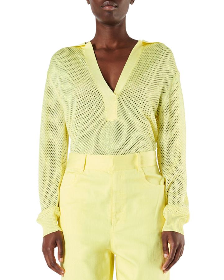 Crispy Viscose Mesh Polo
