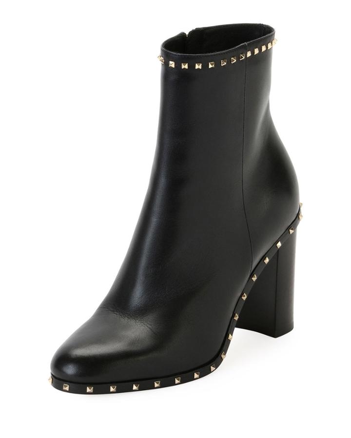 Soul Stud Leather Ankle Boot