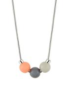 Tricolor Bead-drop Necklace