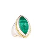 Passion Marquise Malachite Doublet Ring,