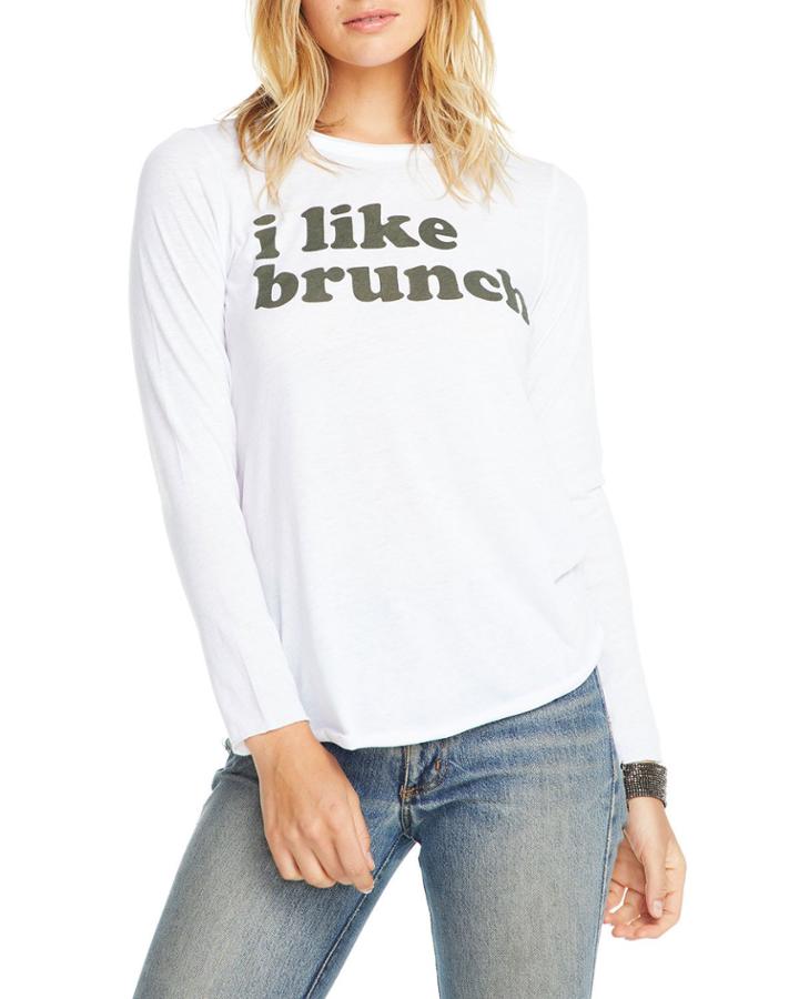 I Like Brunch Long Sleeve Graphic Tee