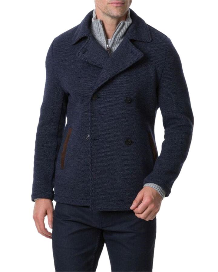 Men's Redwood Pass Double-breasted Peacoat