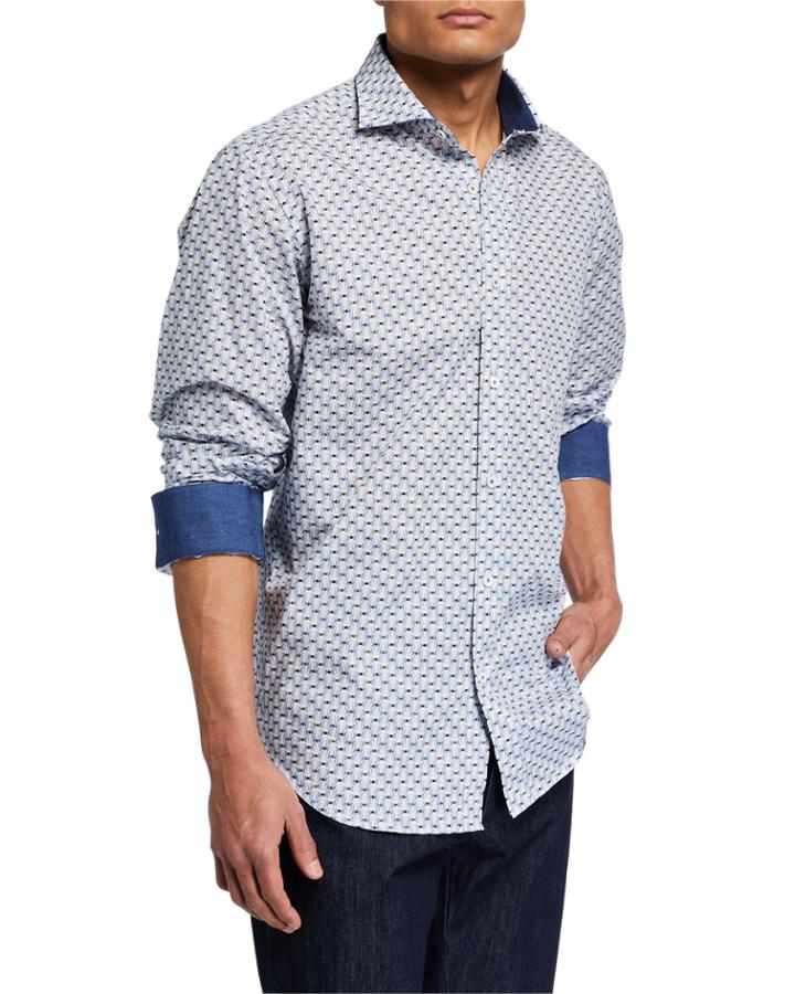 Men's Classic-fit Digital-print