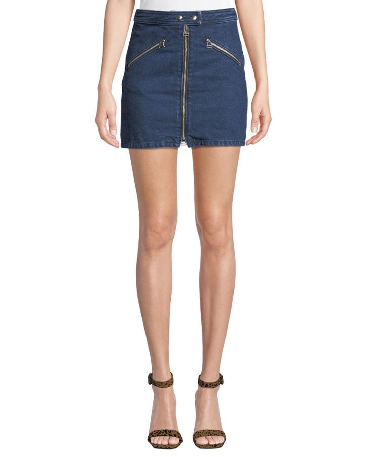 Racer Zip-front Denim