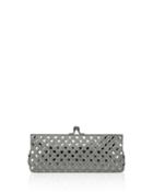 Nicola Mirror Studded Clutch Bag