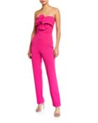 Bow-tie Strapless Jumpsuit