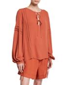 Savannah Tie-neck Blouse