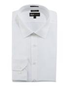 Men's Regular Finish Trim Fit Windowpane Dobby Dress