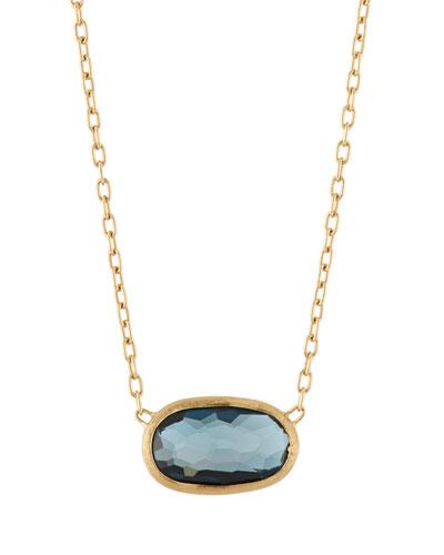 Delicanti 18k Topax Pendant Necklace