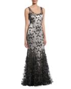 Sleeveless Lace Godet