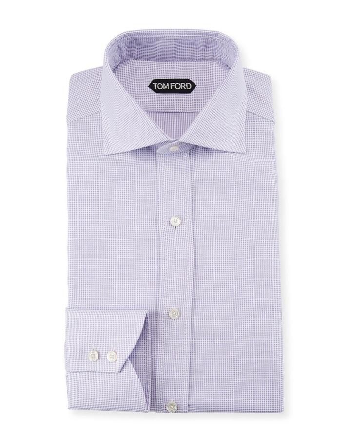 Men's Slim-fit Check Dress