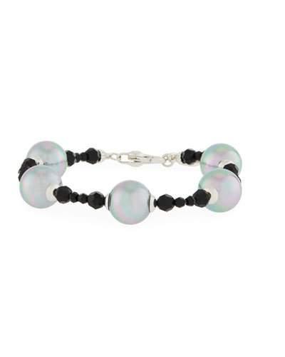 12mm Pearly Five-bead Bracelet