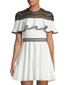 Dahlia Lace-trim Circle Dress