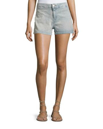 Mila Tailored Denim Shorts,