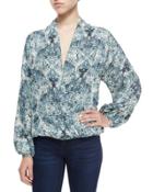 Tapestry Floral Faux-wrap