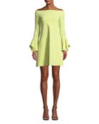 Berit Off-the-shoulder Mini Cocktail Dress