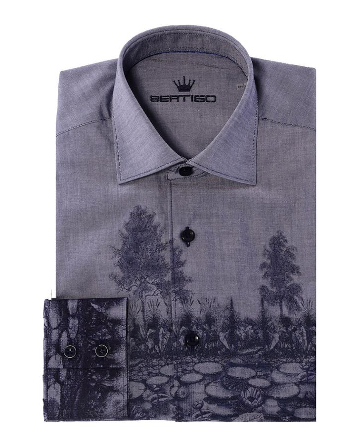 Men's Luca Forest Poplin Print