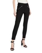 Ankle Mid-rise Zip-pocket