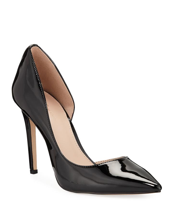 Lenny Patent Half D'orsay Pumps