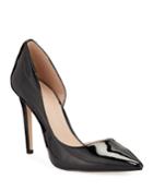 Lenny Patent Half D'orsay Pumps
