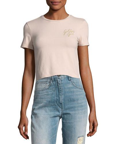 Golden Girl Cropped T-shirt