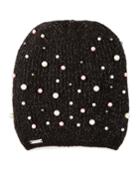 Metallic And Pearly Beanie