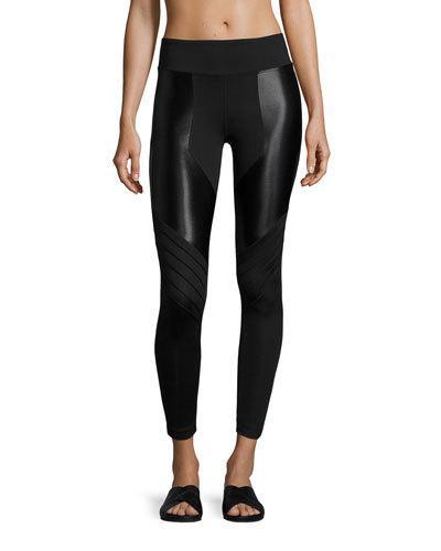 Lateral High-rise Leggings, Black