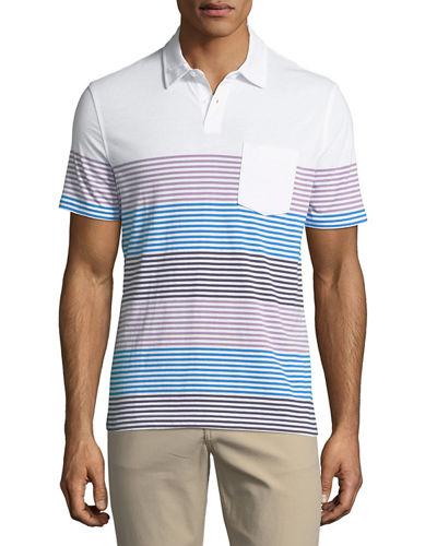 Engineered Stripe Polo