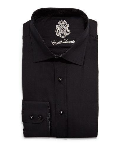 Tonal Herringbone Dress