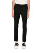 Zip-pocket Slim-straight Pants, Black