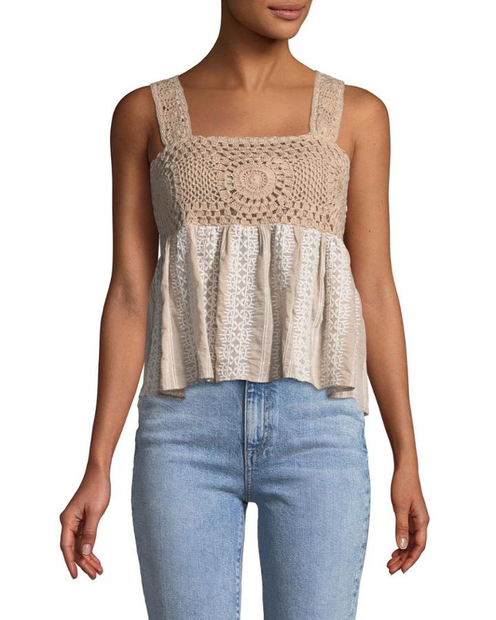 Sana Crochet & Embroidery Tank