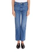 Mid-rise Straight-leg Crop Jeans