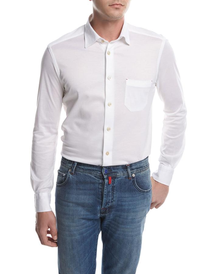 Pique Knit Oxford