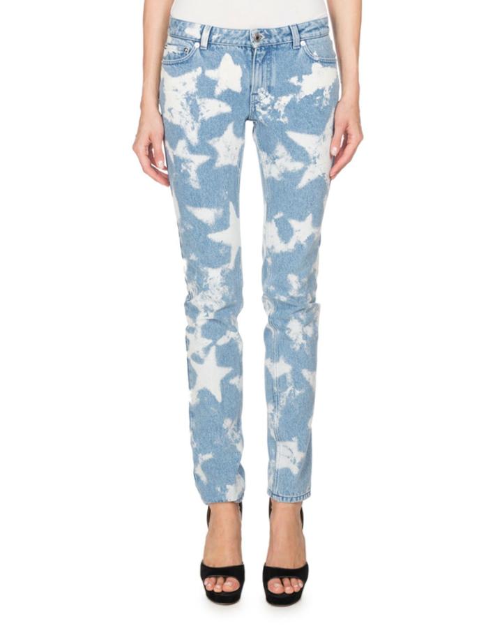 Bleached Stars Skinny Jeans,