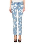 Bleached Stars Skinny Jeans,