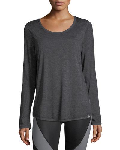 Icy Wash Back-keyhole Tee