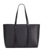 Ayers Large Python-embossed Tote Bag