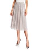 Sequined Tulle Layered