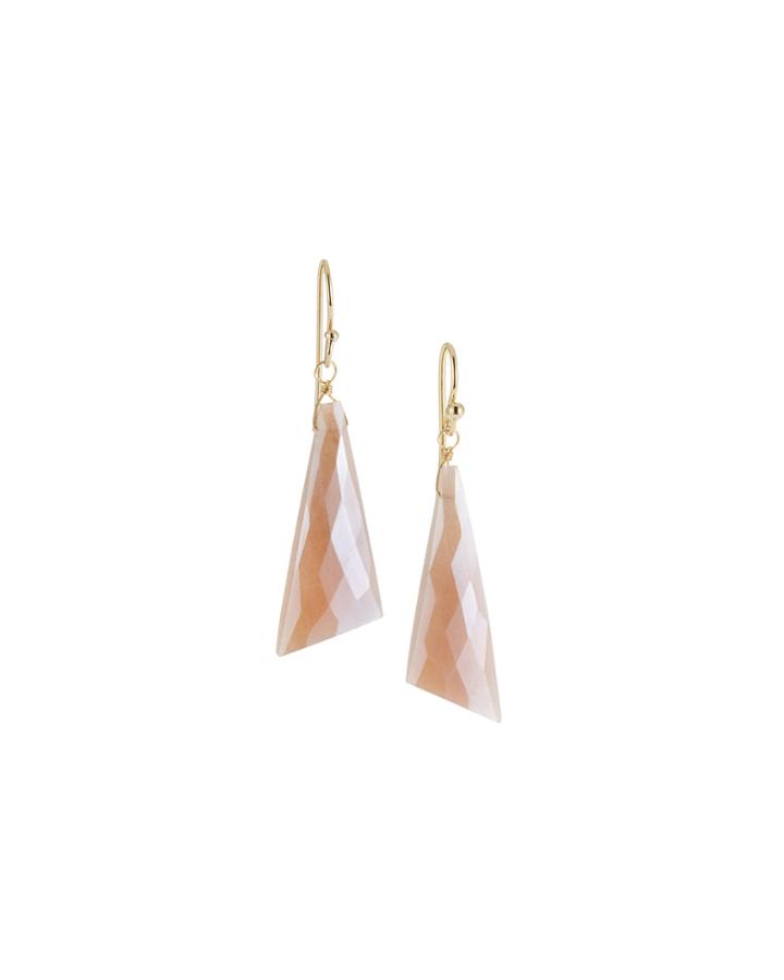 Large Moonstone Drop Earrings