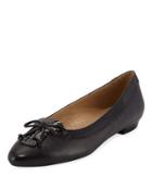 Gilia Patent-trim Bow Flat, Black