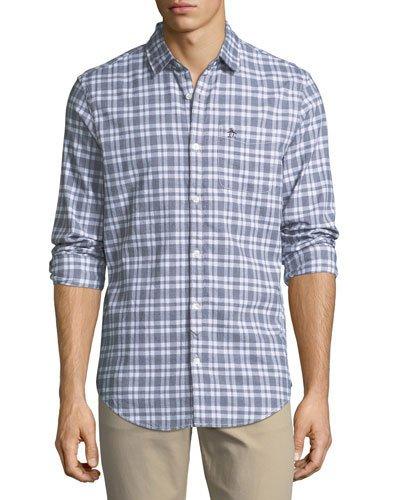 Jasper-plaid Oxford