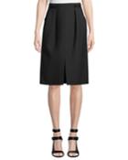 Slim-fit Pleated Pencil