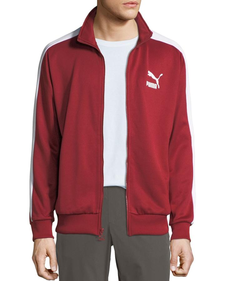 Men's Archive T7 Track Jacket, Red