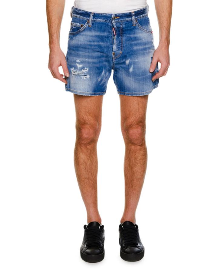 Men's Distressed Denim