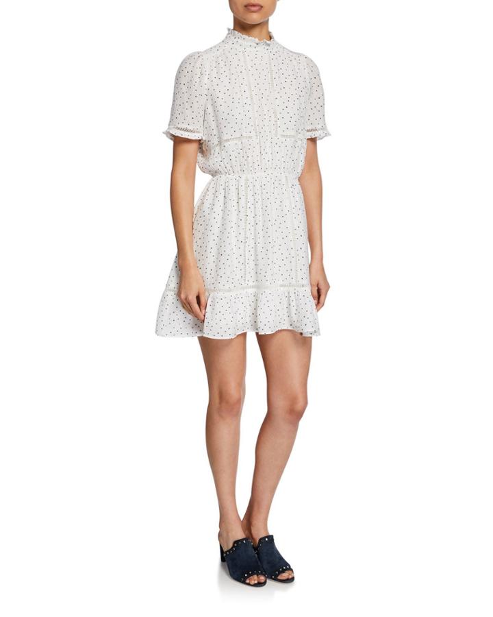 Embargo Star-print Ruffle Dress