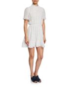 Embargo Star-print Ruffle Dress