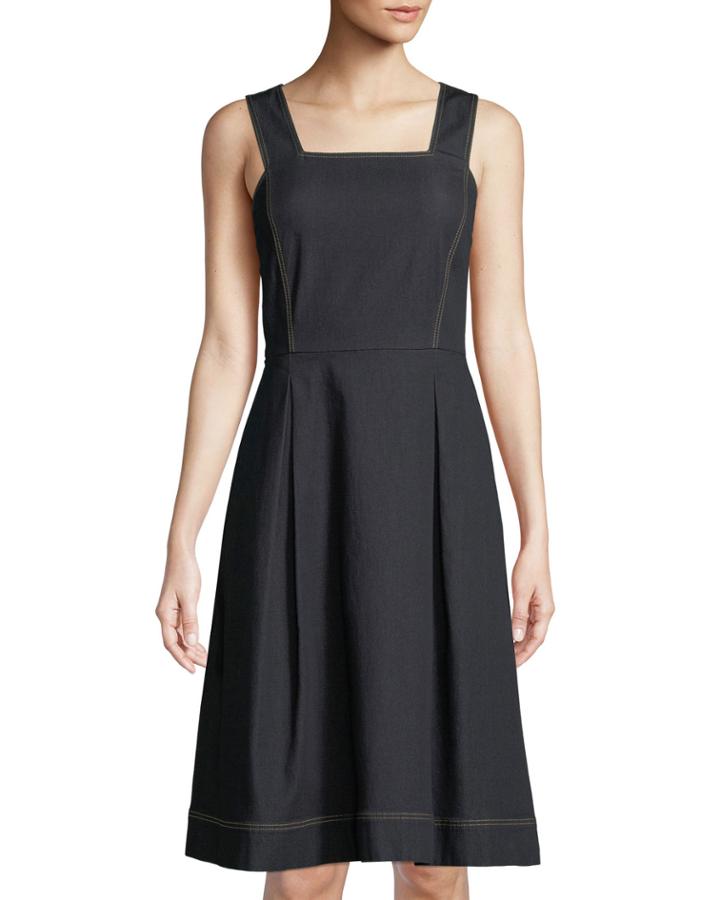 Isabelli Denim Fit-&-flare Dress