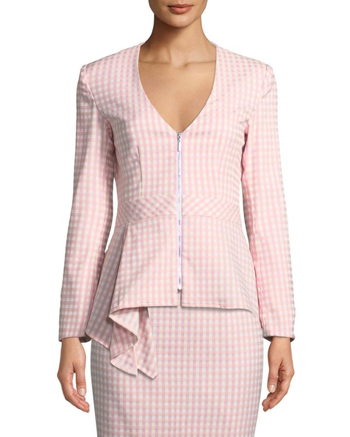 Grand Hotel Asymmetric-peplum Jacket