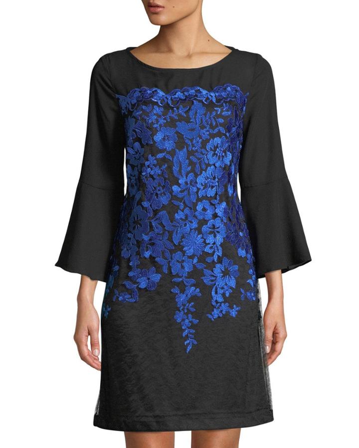 Embroidered-net Overlay